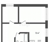 2-комн, 36кв м, этаж 1/5 Кленовая улица, 3/1