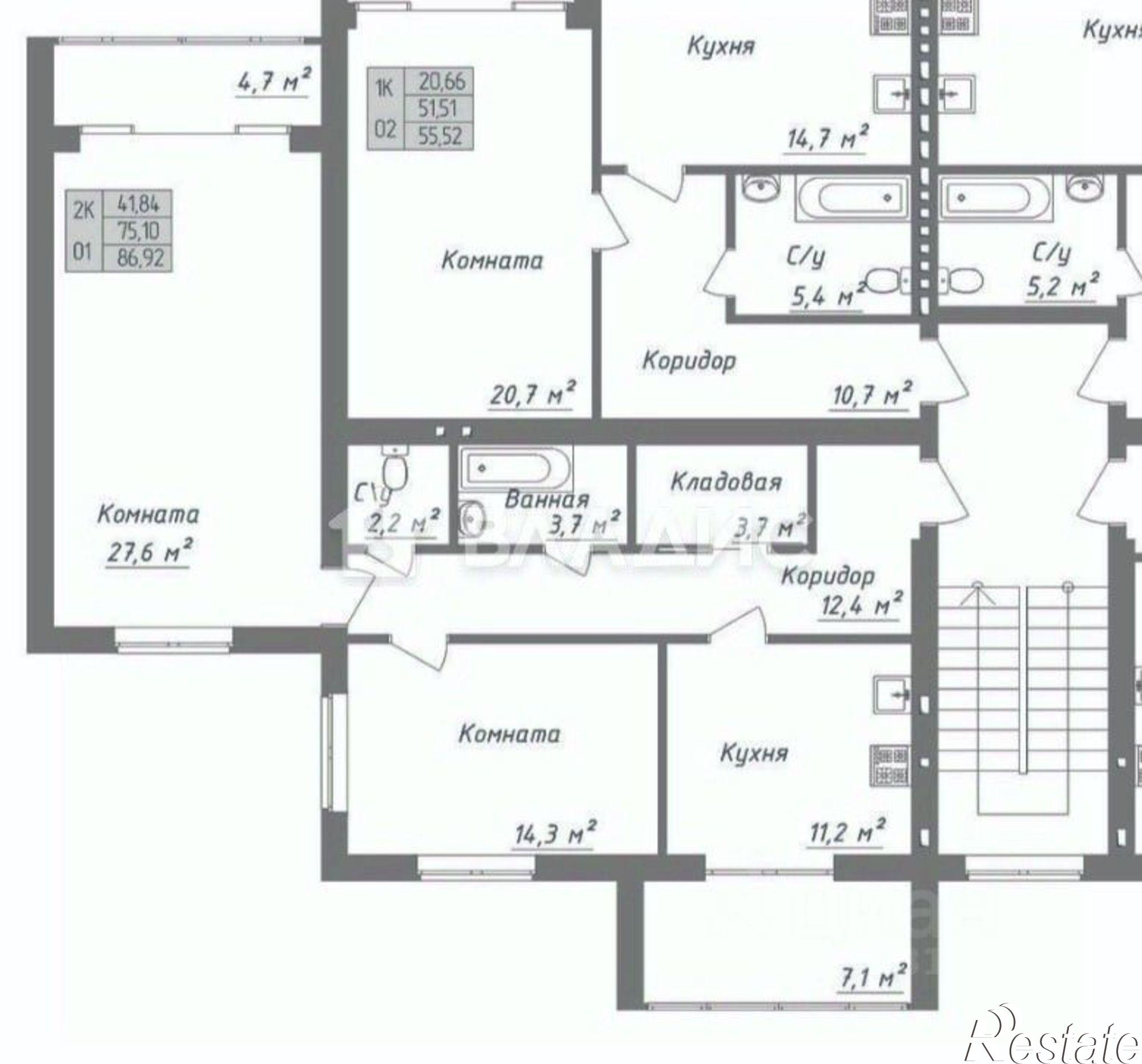 Купить квартиру за 12 168 800 рублей на Владимир, улица Мичурина, 31