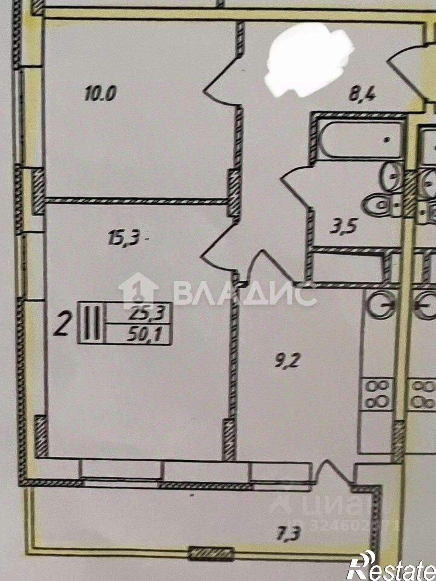 Купить квартиру за 9 850 000 рублей на Владимир, улица Фейгина, 22