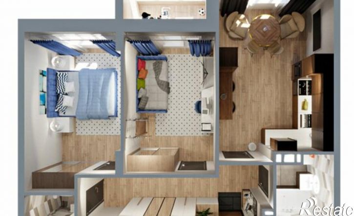 2-комн квартира в новом доме Ковров, Еловая улица, 11