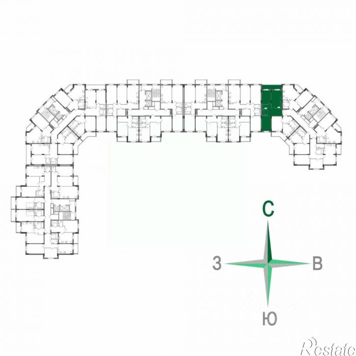 2-комн квартира в новом доме Ковров, Еловая улица, 11