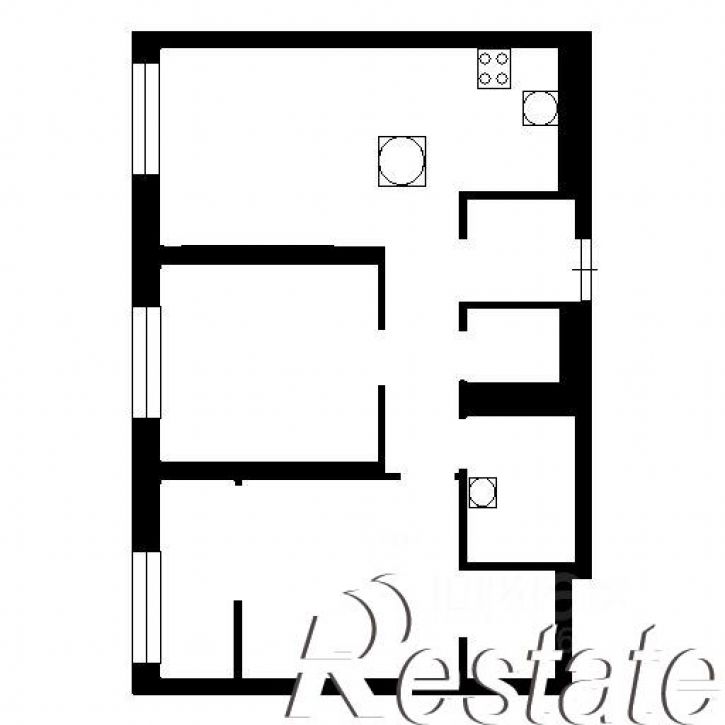 3-комн квартира улица Строителей, 26 к2,  д. 26 к2
